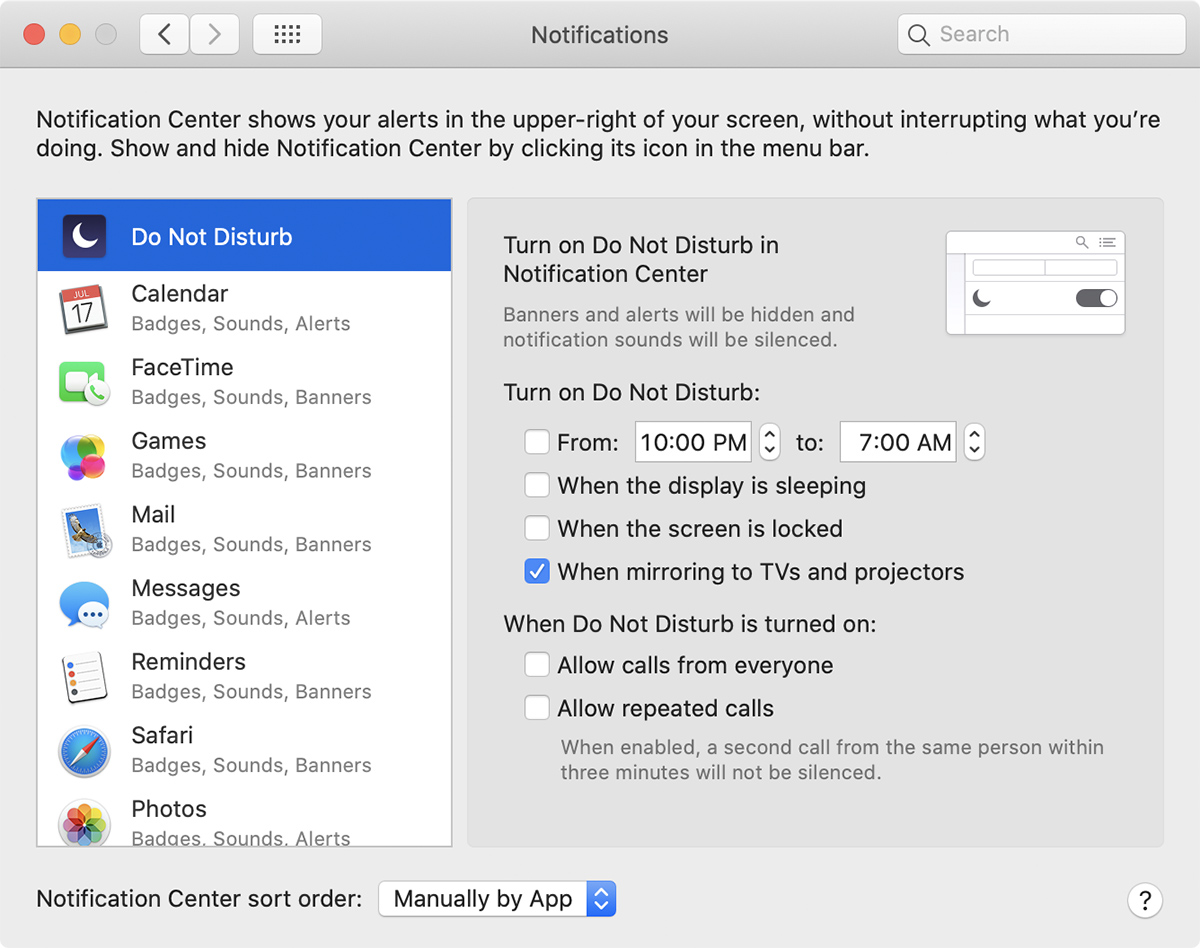 outlook turn off notifications for mail mac